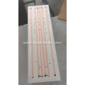 Customized cooling aluminum copper pipe water cooling plate